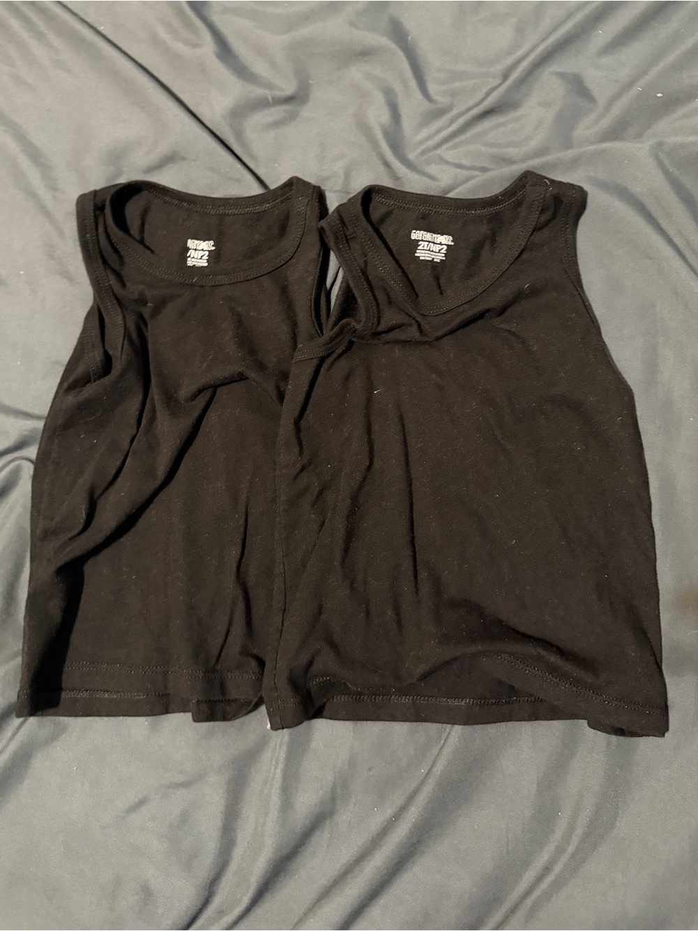 Kids Black Tank Top Pack - 2-Pack